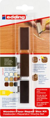 edding 8902 Holzboden Reparatur Wachs Set kolonial (3er Blister)