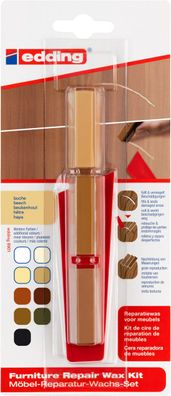 edding 8901 Möbel Reparatur Wachs Set buche (3er Blister)