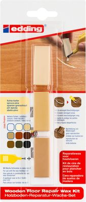 edding 8902 Holzboden Reparatur Wachs Set fichte/kiefer (3er Blister)