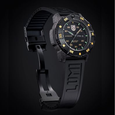 Luminox XS.3865. GOLD Master Carbon SEAL Automatic Day-Date Saphirglas