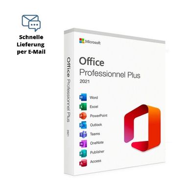 Office 2021 Pro Plus 1PC (mit 8 Logikeinheiten inklusive) - Lizenz gültig zum Verkauf