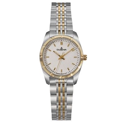 Dugena Damen Armbanduhr 4461162 Paris Datum Bicolor, 26mm