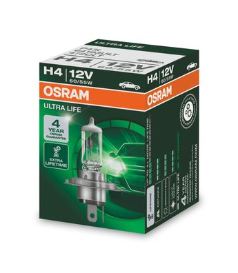 OSRAM ULTRA LIFE H4 P43t 12 V 60/55 W (1er Faltschachtel)