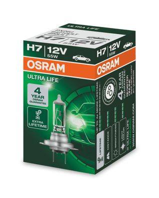 OSRAM ULTRA LIFE H7 PX26d 12 V/55 W (1er Faltschachtel)