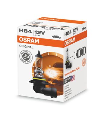 OSRAM Original LINE HB4 P22d 12 V/51 W (1er Faltschachtel)