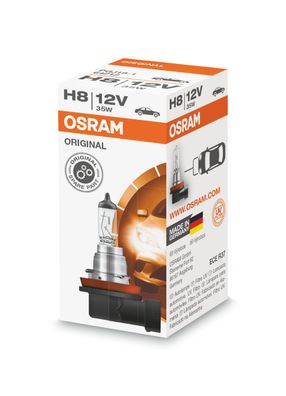 OSRAM Original LINE H8 PGJ19-1 12 V/35 W (1er Faltschachtel)