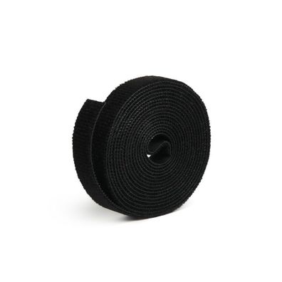 Label-The-Cable Roll, LTC PRO 1210, doppelseitige Klettbandrolle, 25 Meter schwarz