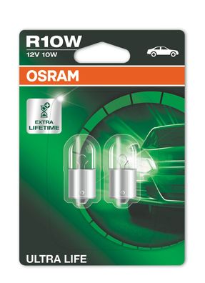 OSRAM ULTRA LIFE R10W BA15s 12 V/10 W (2er Blister)