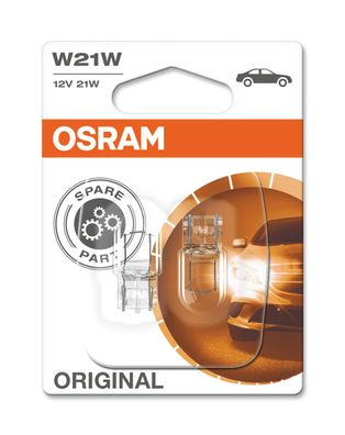 OSRAM Original W21W W3x16d 12 V/21 W (2er Blister)