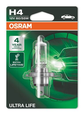 OSRAM ULTRA LIFE H4 P43t 12 V/60-55 W (1er Blister)