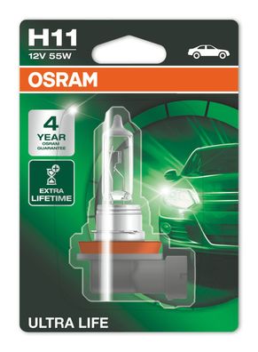 OSRAM ULTRA LIFE H11 PGJ19-2 12 V/55 W (1er Blister)