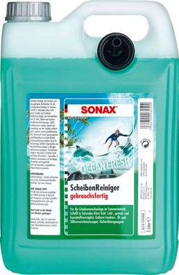 SONAX ScheibenReiniger gebrauchsfertig Ocean-fresh 5 L