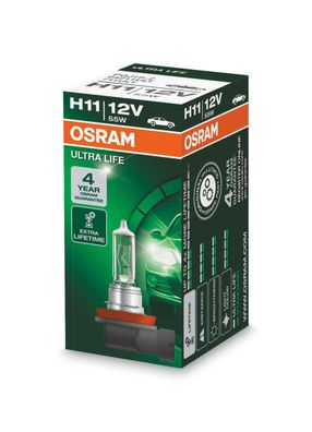 OSRAM ULTRA LIFE H11 PGJ19-2 12 V/55 W (1er Faltschachtel)