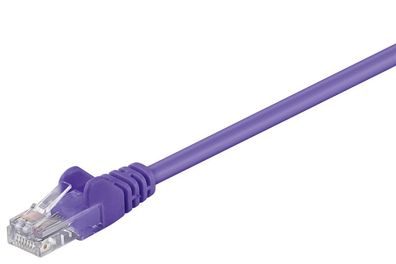 goobay Patchkabel Cat 5 U/UTP violett 5 m