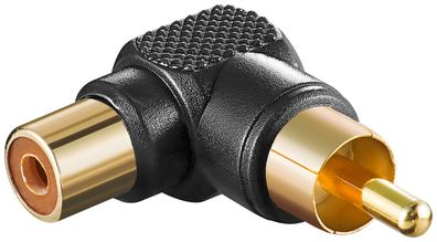 goobay Cinch Adapter 90° schwarz (Bulk)