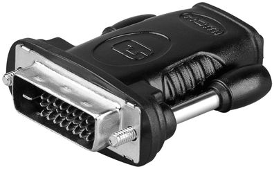 goobay HDMI/DVI D Adapter 24 polig vernickelt (Bulk)