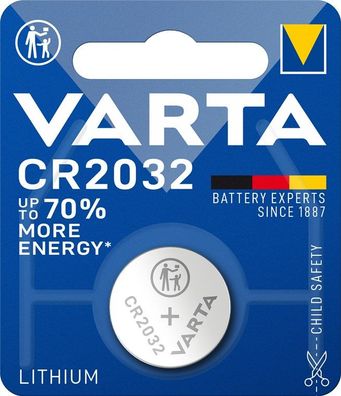 Varta Professional Electronics Knopfzelle Lithium CR2032 3 V (1er Blister)