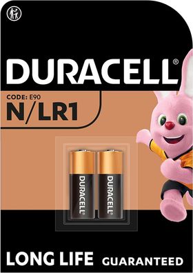 Duracell Specialty Alkali-Batterie N/LR1 E90 1,5 V (2er Blister)