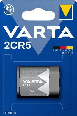 Varta Professinal Litihium Foto Lithium Batterie 2CR5 6 V (1er Blister)