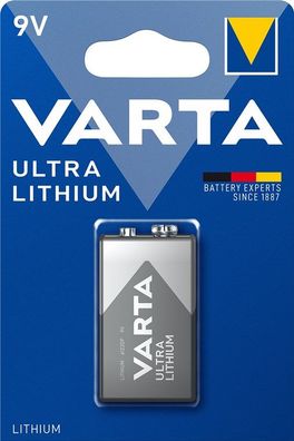 Varta Professional Lithium Batterie Block 9 V (1er Blister)