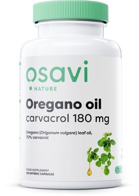 Oregano Oil Carvacrol, 180mg - 120 enteric caps