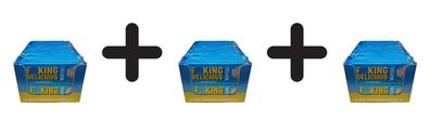 3 x Fitking Delicious Wafers, Cream - 32 x 80g