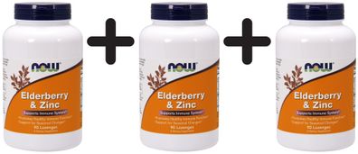 3 x Elderberry & Zinc - 90 lozenges