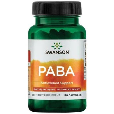 PABA, 500mg - 120 caps