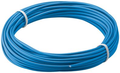 goobay Kupferlitze isoliert blau 1 x 0,14 mm 10 m