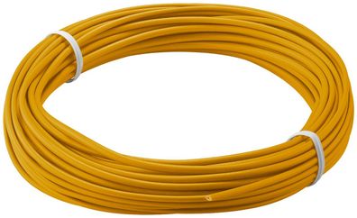 goobay Kupferlitze isoliert orange 1 x 0,14 mm 10 m