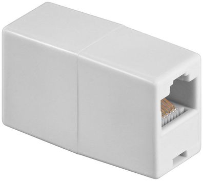 goobay ISDN Adapter RJ45 Buchse auf RJ45 Buchse weiß (Bulk)