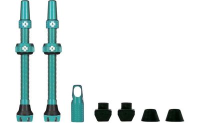 Muc Off Fahrradventile Tubeless Valve Kit V2 turquoise 60mm