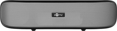 goobay Cabstone SoundBar mit AUX schwarz (1er Faltschachtel)