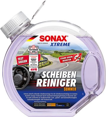 SONAX XTREME ScheibenReiniger Sommer gebrauchsfertig 3 L