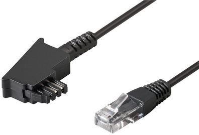 goobay DSL/VDSL Routerkabel schwarz 6 m (Bulk)