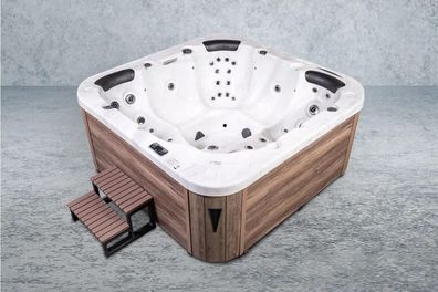 American Outdoor Whirlpool Torina Sterling Silver Brown Swim Spa 215 x 215 cm