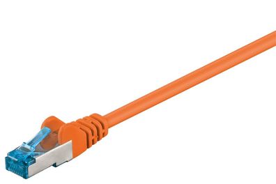 goobay Patchkabel Cat 6a S/FTP PIMF orange 2 m