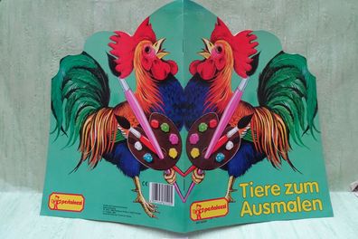 Malbuch Pestalozzi Tiere zum Ausmalen 667 62520 Maria Emmerling 1990