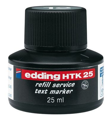 edding HTK 25 Textmarker Nachfülltinte grau 25 ml