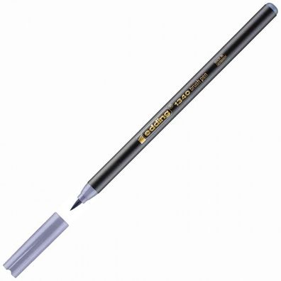 edding 1340 Pinselstift silbergrau