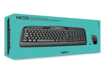 Logitech MK330 Wireless Combo 2.4 GHz schwarz