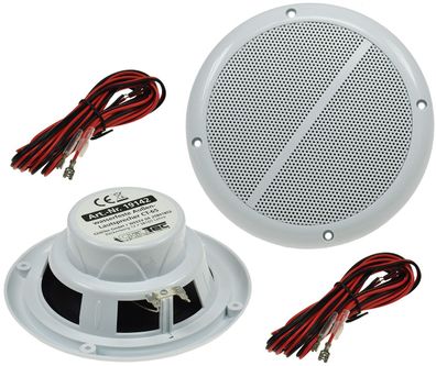 ChiliTec wasserfeste Außen-Lautsprecher CT-65 8 Ohm, 6,5, 100W, 80Hz-20KHz, PAAR