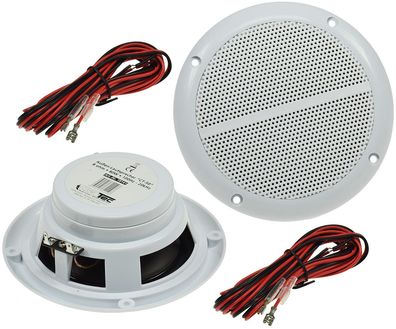 ChiliTec wasserfeste Außen-Lautsprecher CT-50 8 Ohm, 5, 80W, 100Hz-20KHz, PAAR