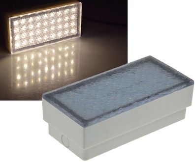 ChiliTec LED Pflasterstein BRIKX 20 warmweiß 20x10x7cm, 180lm, IP67, 230V