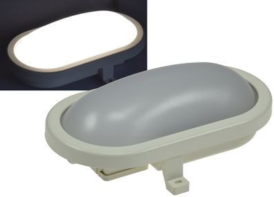 ChiliTec LED Oval Armatur FRL-O 12 IP44 Feuchtraum Leuchte 13 W/965 lm/4000 K (Bulk)