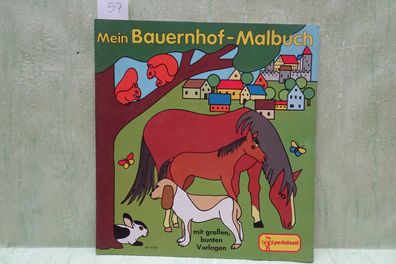 Pestalozzi Mein Bauernhof Malbuch 667 63100Wolfgang Schleicher 1991 Recyclingpapier