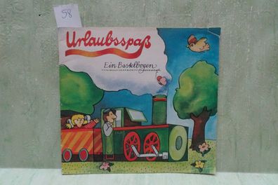 1983 Verlag Junge Welt Berlin DDR Urlaubsspaß Bastelbogen Jens Prockat