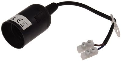 ChiliTec E27-Fassung mit 15cm Kabel + Aufhänger Baustellen-Fassung