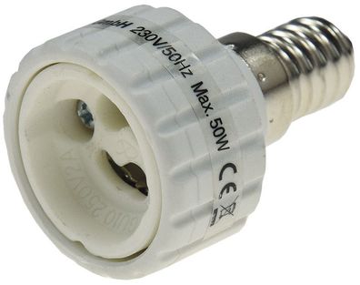 ChiliTec Lampensockel-Adapter, Keramik E14 auf GU10