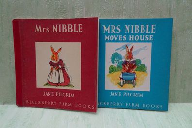 2x Mrs Nibble moves house Jane Pilgrim Blockberry farm books F. Stocks Brockhampton